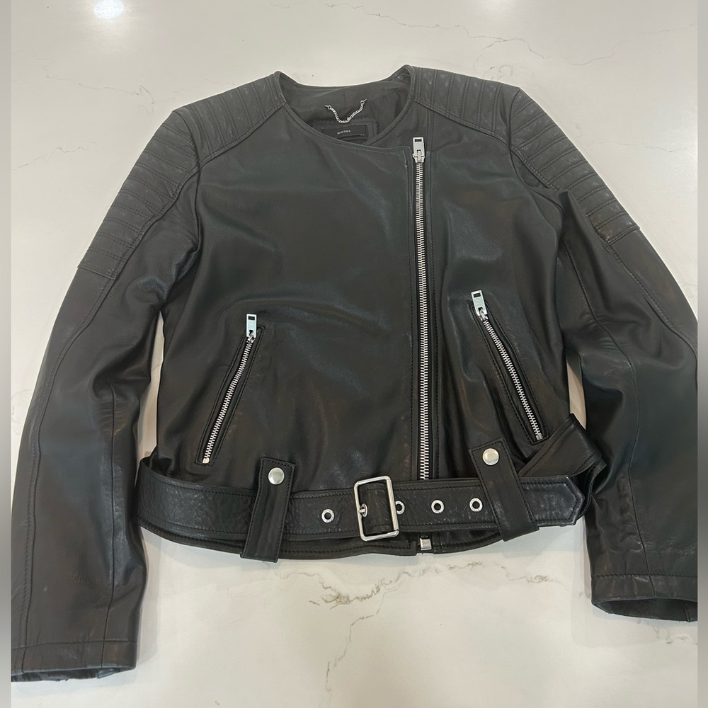 Diesel Black Leather Jacket!